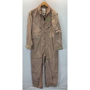 Coveralls Flyers CWU-27P Type 1 Class 2 Men 42R USAF Uniform Flight Tan